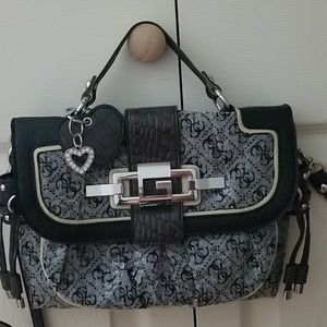 Top handle crossbody bag